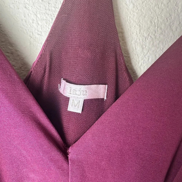 LAJU Los Angeles Halter Back Tie Front Mesh Pantsuit Jumpsuit Onesie size Medium - Picture 10 of 10